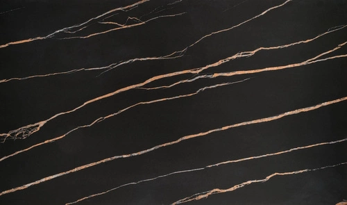 Stół rozkładany Nozel czarny marmur 140-200 cm nowoczesny do jadalni i salonu granitowy