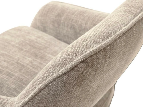 Hoker Cowley beżowy tapicerowany regulowany z podłokietnikami do kuchni