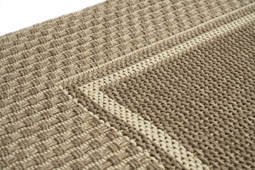 Dywan zewnętrzny Deserto 200x290 beżowy nowoczesny na taras i balkon łatwy w czyszczeniu