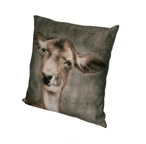 Poduszka dekoracyjna welurowa LUCKY Intesi do salonu i sypialni antyalergiczna 40x40