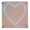 Lampka nocna LED Serce Intesi nowoczesna transparentna do sypialni lub pokoju dziecięcego