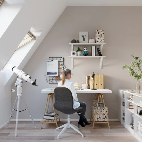 Lampa biurkowa RING czarna nowoczesna metalowa z regulacją kąta do biura i sypialni SOLLUX