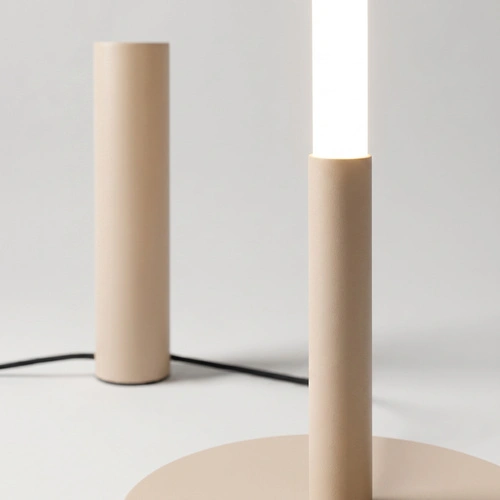 TRANG lampa stojąca do salonu beżowa nowoczesna LED 4000K
