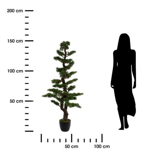 Duże sztuczne drzewko bonsai Atmosphera 149cm boho do salonu sztuczne rośliny
