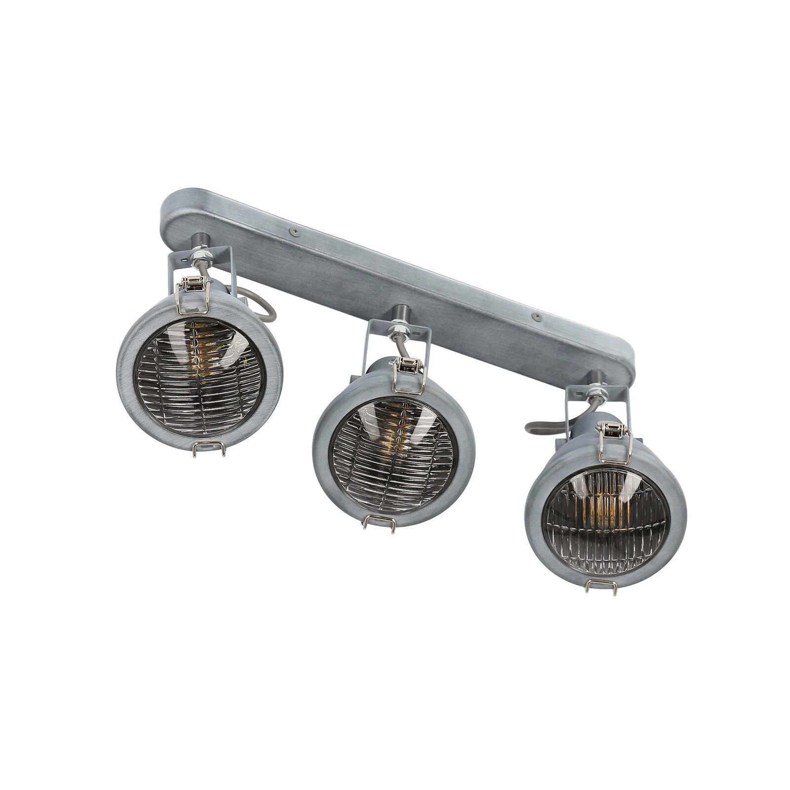 Lampa sufitowa Crodo listwa 3x40W E14 szary