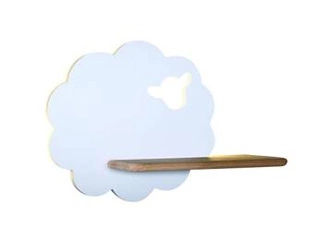 Kinkiet ścienny LED Sheep biały klasyczny drewniany do pokoju dziecięcego 5W 4000K CANDELLUX