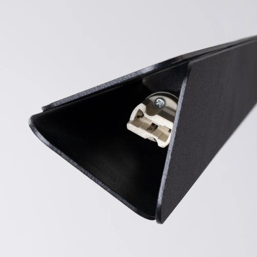 Lampa wisząca PRYSM 3L czarna skandynawska 3-punktowa do salonu, nad stół lub wyspę