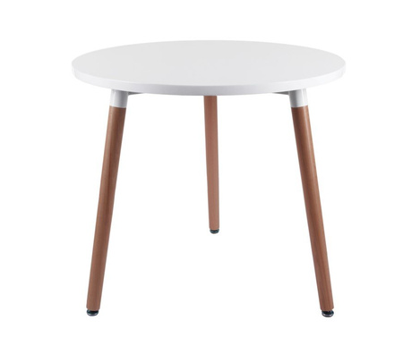 Stół Copine blat biały 80 cm Outlet
