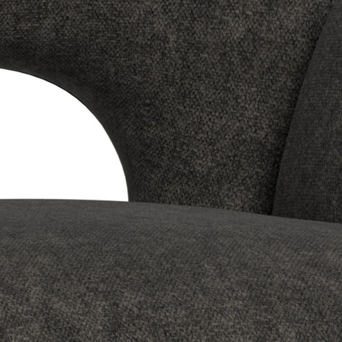 Krzesło Graham Actona tapicerowane obrotowe szare do jadalni i salonu