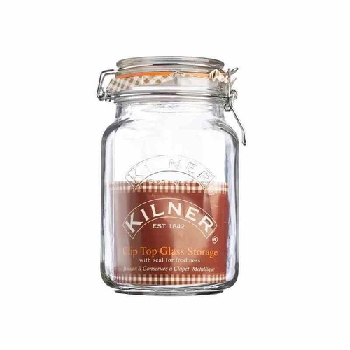 Słoik 1,5 l, Square Clip Top Jar KILNER