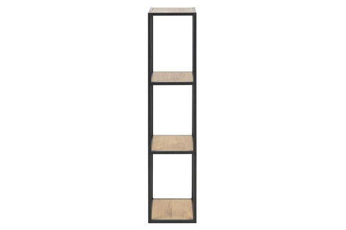 Szafka na książki Seaford I naturalny/czarny