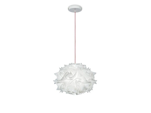Lampa wisząca kula Veli Mini biała nowoczesna LED do salonu i jadalni SLAMP