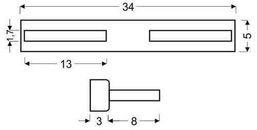 Kinkiet ścienny LED Hana 36 nowoczesny chrom biały do salonu i sypialni CANDELLUX