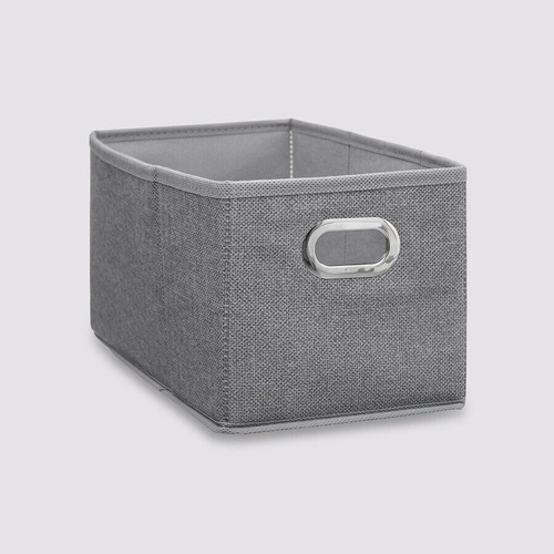 5five simply smart pudełko materiałowe do regału 15x31 cm z uchwytem szare