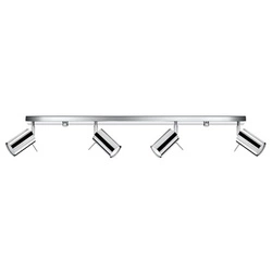 Plafon sufitowy RING 4L chrom nowoczesny metalowy do salonu kuchni lub sypialni SOLLUX