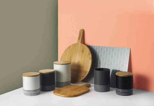 TYP - Pojemnik kuchenny M, szary, Monoch