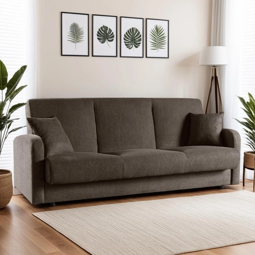 Sofa Corsica z funkcją spania brązowy     ciemny Matana 20