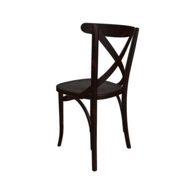 Krzesło drewniane Fameg A-8810/2 do jadalni i kuchni brązowe bukowe nowoczesne rustykalne