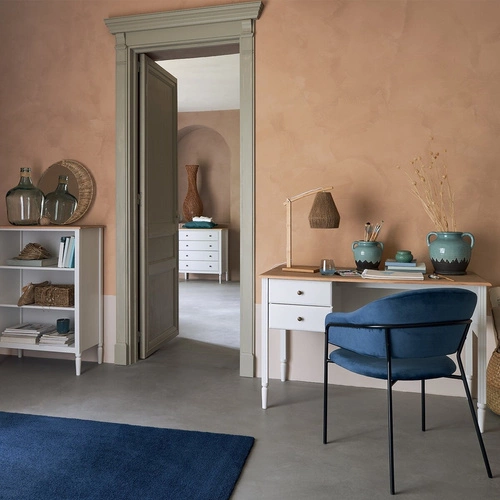 Lampa stojąca do salonu boho Eloise rattan naturalny Atmosphera – nowoczesna lampa podłogowa