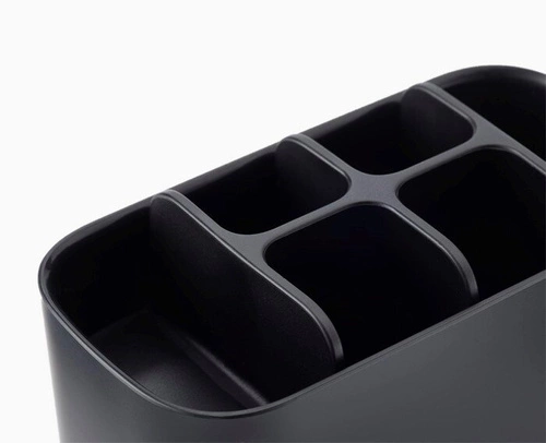 Joseph Joseph EasyStore czarny organizer na szczoteczki do zębów do łazienki, duży, nowoczesny