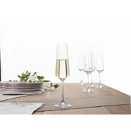 Zestaw 6 kieliszków do szampana Selenga   160ml szklane