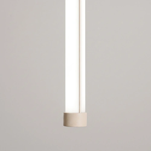 Lampa wisząca TRANG 75 beżowa LED nad wyspę regulowana nowoczesna
