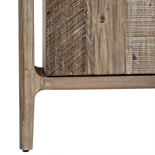 Komoda drewniana Banila 160 cm naturalna akacja rustykalna do salonu Atmosphera