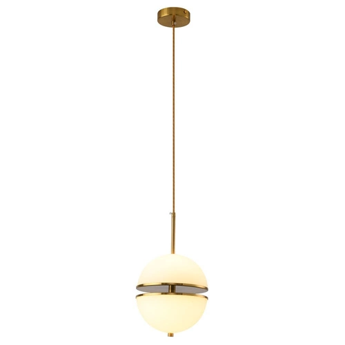 Lampa wisząca kula LED SFERA-1 Step into Design złota 20 cm do salonu i kuchni