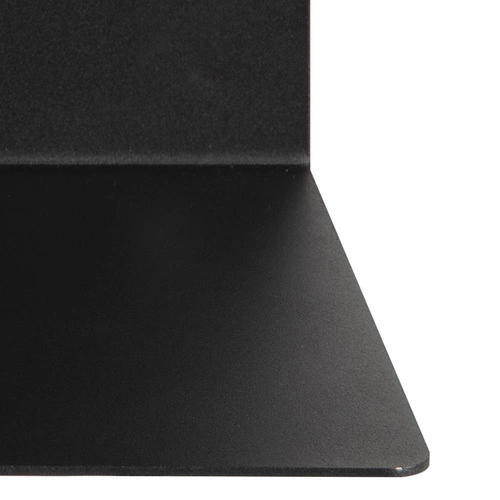 Półka ścienna na książki Joliet S czarna metalowa nowoczesna do salonu Actona 35 cm