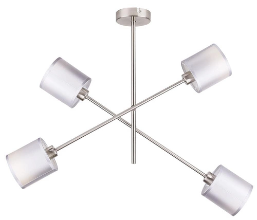 Lampa wisząca Sax sztyca 4x40W E14  satyna
