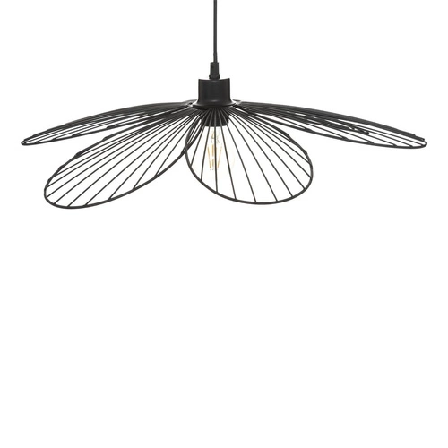 Lampa wisząca czarna metalowa Fleur loftowa do salonu i jadalni nad stół Atmosphera 57 cm