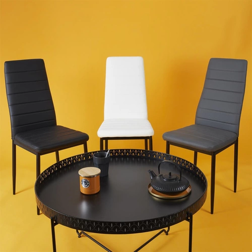 Stolik kawowy Modes okrągły czarny metalowy nowoczesny loftowy do salonu 78 cm Intesi