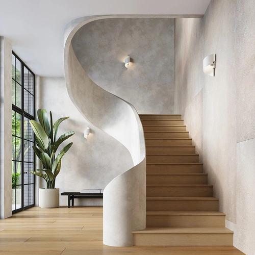 Nowoczesny biały kinkiet ścienny TALASSA SOLLUX LIGHTING do salonu i sypialni metalowy 31 cm