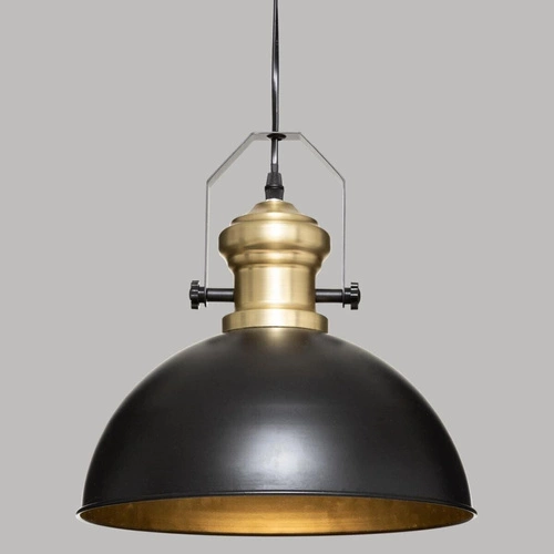 Lampa wisząca Flower czarna metalowa industrialna do salonu i kuchni nad stół Atmosphera