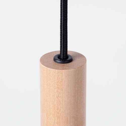 Lampa wisząca Pastelo 3-punktowa nowoczesna drewno do salonu i jadalni SOLLUX