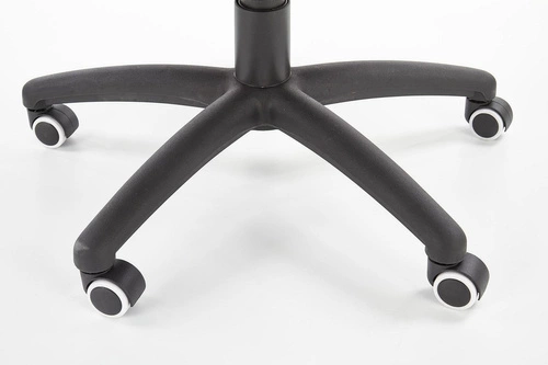 Fotel biurowy ergonomiczny Cassin szary czarny obrotowy z regulacją wysokości Intesi do biurka