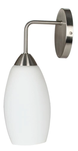 Kinkiet ścienny Modus biały nikiel szkło klasyczny do salonu i sypialni CANDELLUX LIGHTING