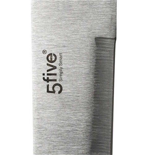 5five simply smart zestaw noży kuchennych do steków i chleba z blokiem drewnianym