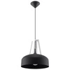 Lampa wisząca CASCO czarna/biała