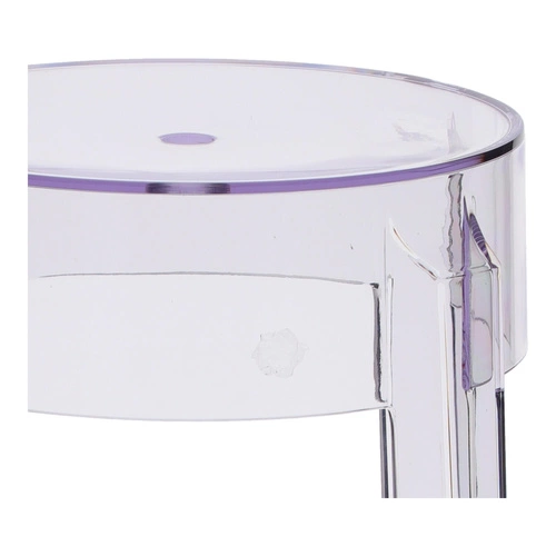 Hoker transparentny Ghost 66 cm do kuchni i jadalni nowoczesny sztaplowany D2.DESIGN