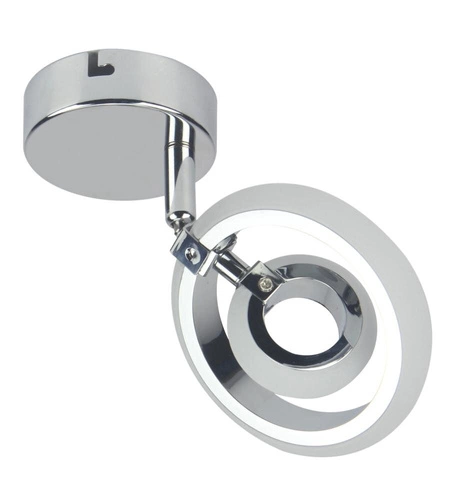 Kinkiet ścienny LED Celt chrom nowoczesny regulowany do salonu i sypialni CANDELLUX