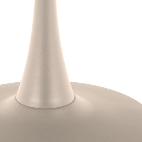 Stół okrągły Malta Actona 90 cm do jadalni ceramika brąz beż nowoczesny