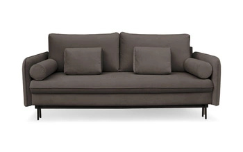 Sofa Diana z funkcją spania brązowy       ciemny Louis 666
