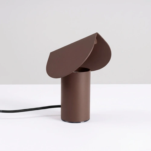 Lampa biurkowa LED BISCUIT brązowa nowoczesna na biurko 3000K