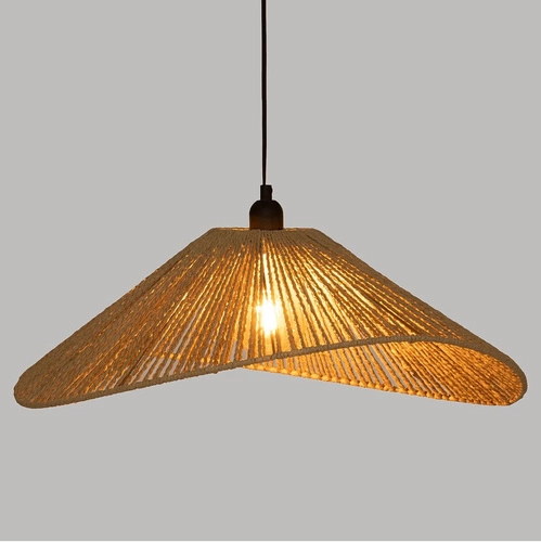 Lampa wisząca Myha L boho naturalna regulowana do salonu i jadalni Atmosphera 47 cm