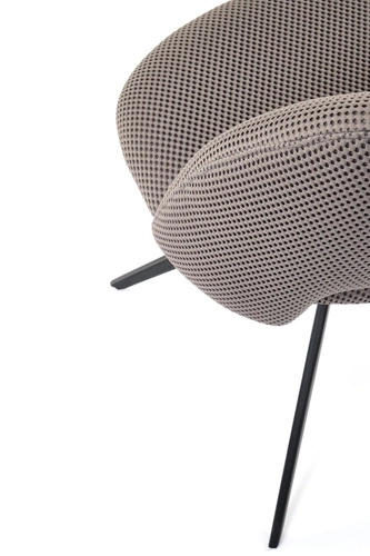 Krzesło biurowe obrotowe Maeba Intesi tapicerowane szare nowoczesne do biura i pokoju młodzieżowego