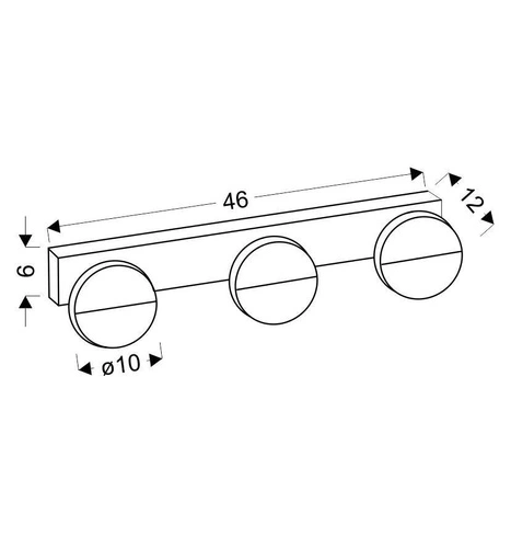Kinkiet LED Sing biały nowoczesny do łazienki nad lustro 46 cm CANDELLUX LIGHTING