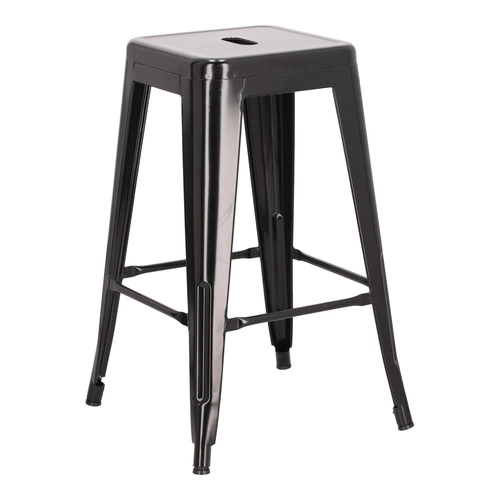 Hoker Paris 66cm czarny inspirowany Tolix OUTLET