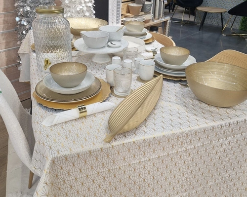 Szklanka Lisere glamour ze złotym brzegiem Intesi 250 ml do napojów i na prezent