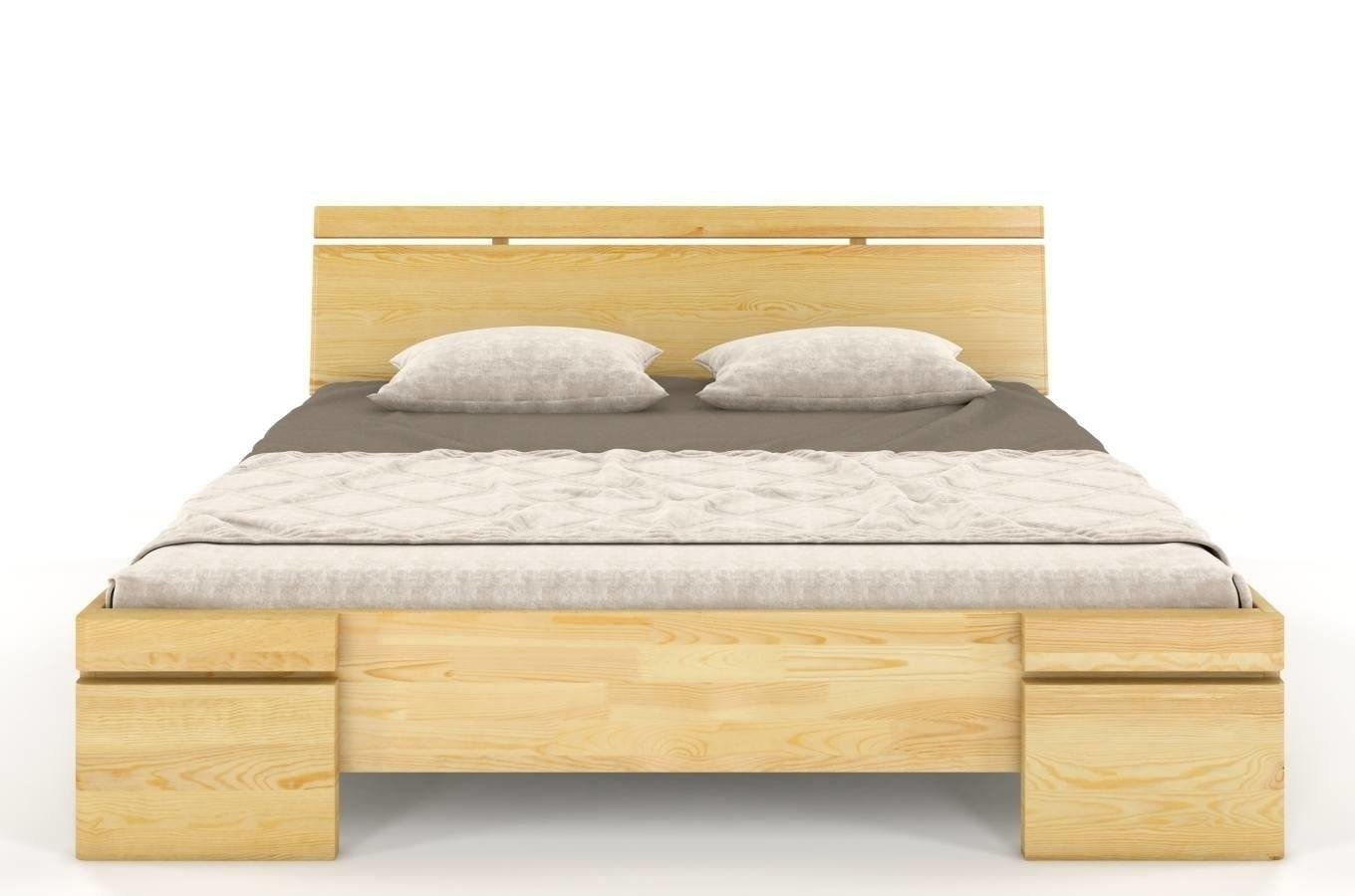 Łóżko drewniane Sparta Maxi & Long 180x220 skandynawskie do sypialni personalizowane